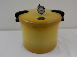VINTAGE Presto Yellow Harvest Gold 21 Qt. Pressure Cooker Canner 01/CA21H - €121,17 EUR