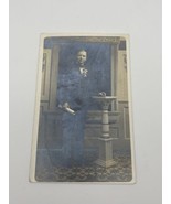 RPPC Stoic Young Henry Stoltenberg Handsome Vintage Postcard  Dated 1907... - $19.95