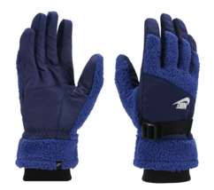 Men&#39;s Nike Air Sportswear Sherpa Fleece Gloves blue Size M - £38.78 GBP
