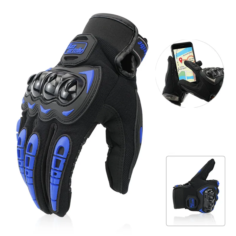 Gloves for Motorcyclist Summer Breathable Protective Knuckle Motorcross Gears - £20.62 GBP