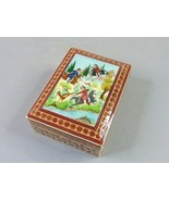 Vintage Decorative Hand Painted Middle Eastern Khatam Marquetry Inlay Box - €55,88 EUR