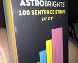 2 Pack Astrobrights Sentence Strips, 24 x 3, Assorted Bright Colors, 100... - £31.06 GBP