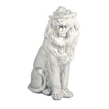 Gate Lion De Bagni Delucca Statue Sculpture 23" for Home or Garden - $266.31