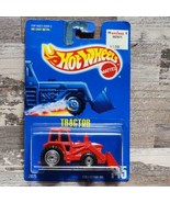 1991 Hot Wheels Tractor Red #145 Blue Card 1:64 Diecast New Old Stock  - £8.53 GBP
