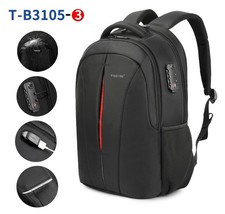 USB Recharging Men 15.6inch Laptop Backpack Student Schoolbag College Waterproof - £90.72 GBP