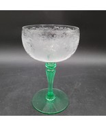 Rare HTF Tiffin Franciscan Luciana Dancing Nymphs Champagne w/Green Uran... - $47.27 CAD