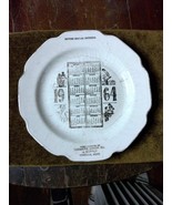 Farmers Union Oil &amp; Supply Hinsdale, Mont 1964 calendar plate Montana Ce... - $20.00