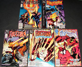 5 1989-90 DC FIRESTORM 84F, 86VG, 87F, 88F, 100VG Comics Books JANUS DIR... - £15.73 GBP