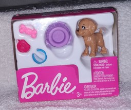 Barbie Puppy Dog &amp; Accessories Mini Set New - $5.82