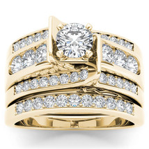 Authenticity Guarantee 
14K Yellow Gold 1.25Ct Diamond Classic Bridal Ring Se... - £1,797.73 GBP