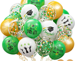 2024 Graduation Party Decorations, 68Pcs Graduation Balloons Green and G... - £14.24 GBP