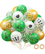 2024 Graduation Party Decorations, 68Pcs Graduation Balloons Green and G... - £14.26 GBP