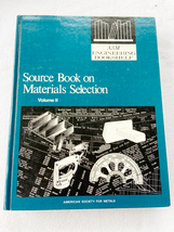 (First Printing) Source Book On Materials Selection Vol 2, ASM 1977 HC - £44.75 GBP
