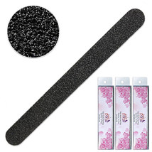 30Pcs Professional Round Black Nail Files Double Sided Grit 100/100 - $28.49