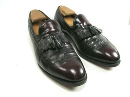 Johnston &amp; Murphy Aristocraft  Burgundy Kilted Tassel Loafers Mens Size ... - $29.00