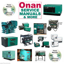 Onan Rv Generator Nh Parts Catalogs &amp; Service Manual -30- Manuals Collection Cd - £15.97 GBP