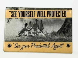 Advertisement Pocket Mirror Prudential Insurance Financial Service Vintage - $17.63