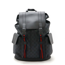 Gucci Soft Gg Supreme Backpack Pvc Leather Women Black One Size - $1,817.35