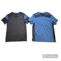 Sou Escuadra Mens Medium T-Shirt Set X2 Blue Gray V Neck Brazil Kangaroo... - $19.79