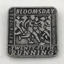 Bloomsday 2001 Spokane Washington 25th Running Vintage Pin Pewter - $10.00