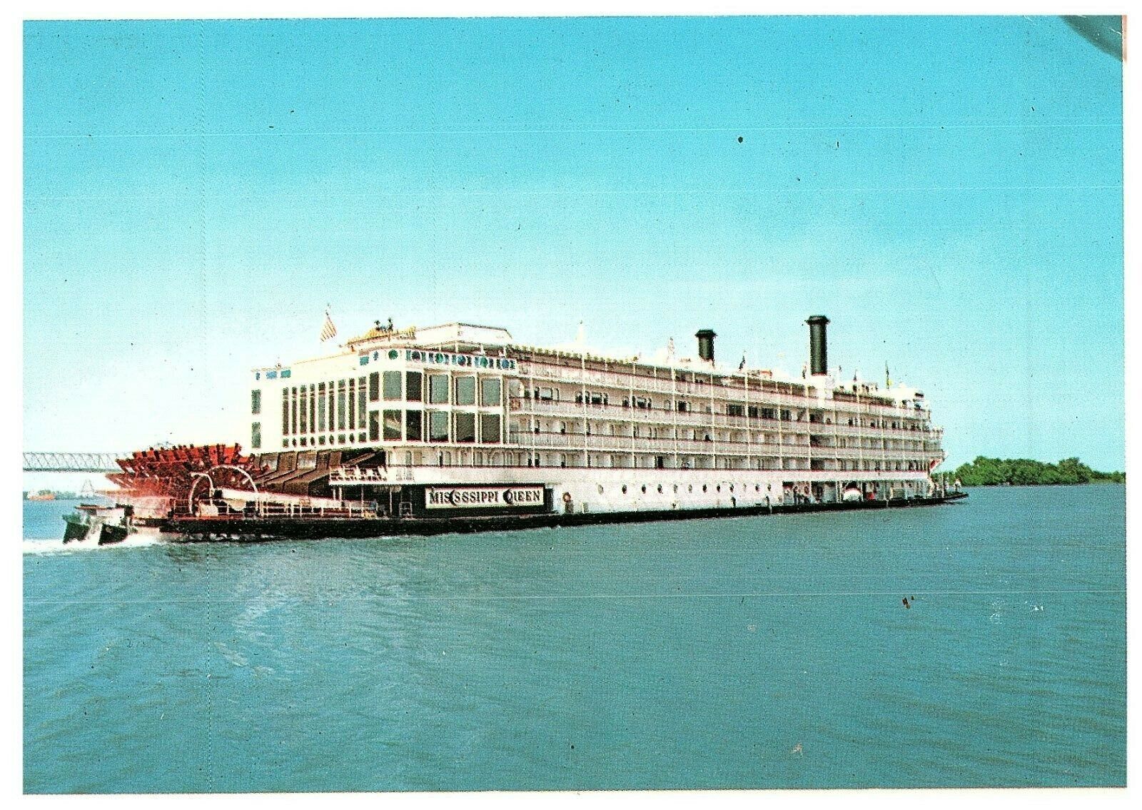 The Mississippi Queen Sister to the Delta Queen Ship Postcard EP-3 - $4.42