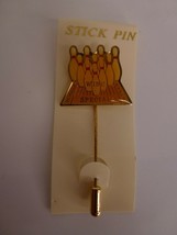 Women&#39;s Bowling Stick Pin - WIBC League Award -- Gold in Color -- New Old Stock - £9.39 GBP