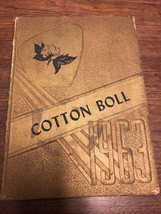 THE COTTON BOLL 1963 MISSISSIPPI YEARBOOK - CENTRAL HIGH SCHOOL JACKSON ... - $57.42