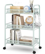 A 3-Tier Metal Rolling Cart, The Toolf Mesh Wire Utility Cart, Or Laundr... - $49.89 CAD