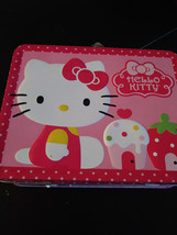 1976  Hello Kitty by Sanrio USA Tin Lunch Box  Tin Box Co. Dongguan,China - £4.43 GBP