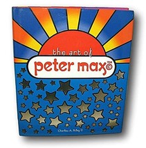 Rare -SIGNED Peter Max The Art of Drawing Retrospective 1st ED HC DJ Charles Ril - $395.01