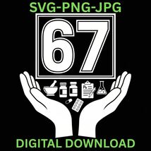 Funny Six Seven 67 Meme Gen Alpha Slang 6-7 Viral Hands gift for the pha... - $32.10 MXN