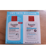 Lot of 9 Eucerin Dry Skin Regimen Cleansing Repair Lotion Cleanser Mini ... - £31.11 GBP