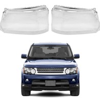 Fits 2010-2013 Land Rover Range Rover Pair LH RH Clear Headlight Lens Co... - £27.79 GBP