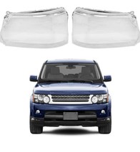 Fits 2010-2013 Land Rover Range Rover Pair LH RH Clear Headlight Lens Co... - £27.58 GBP