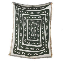 Anyhouz Green Blanket Eye Snake Throw Blanket Home Decor Carpet Wall Han... - $78.50