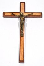 Olive Wood Cross Made in Bethlehem Jerusalem (Size L/23 x W/14 cm) - £26.71 GBP