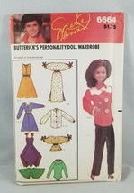 Vintage Butterick Marie Osmond Doll Wardrobe Sewing Pattern Dress Tunic Pants - $7.68