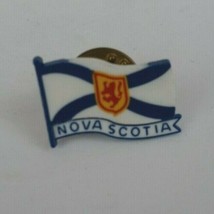 Vintage Nova Scotia Flag Plastic Lapel Hat Pin - £4.19 GBP