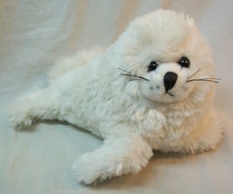 The Petting Zoo Cute Soft White Seal 8&quot; Plush Stuffed Animal Toy - £11.68 GBP