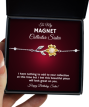 Magnet Collector Sister Bracelet Birthday Gifts - Sunflower Bracelet Jew... - £39.92 GBP