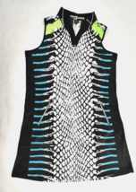 Jamie Sadock Wild Bright Print Sleeveless Golf Dress Womens Size Medium New - £46.98 GBP