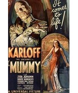 The Mummy Poster Movie Boris Karloff It Comes To Life - $166.17 MXN