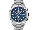 Hugo Boss orologio da uomo HB1513775 cronografo al quarzo cinturino in... - £99.73 GBP