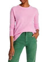 MSRP $178 Aqua Cashmere High Low Cashmere Sweater Pink Size Small (STAINED) - £19.10 GBP