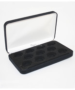 Black Felt COIN DISPLAY GIFT METAL PLUSH BOX holds 11-Quarter or Preside... - $19.07 CAD