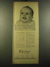 1950 Gerber&#39;s Baby Food Ad - Something new for you-know-who - £14.78 GBP