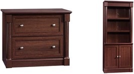 Both The Palladia Library With Doors And Lateral File, In Select Cherry Finish - £513.97 GBP