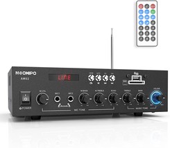 Wireless, Rca, Usb, Sd Card, And Karaoke Input Neohipo Am02 300W Bluetooth 5.0 - £47.87 GBP