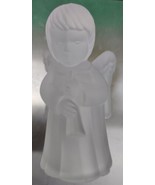 Mikasa Frosted Glass Snow Angel Candle Holder New in Box 4” Austria No C... - €13,63 EUR