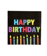 12-Packs Birthday Dinner Napkins, white With Design 25-Ct. 2-ply-6.5x6.5... - $33.73 CAD